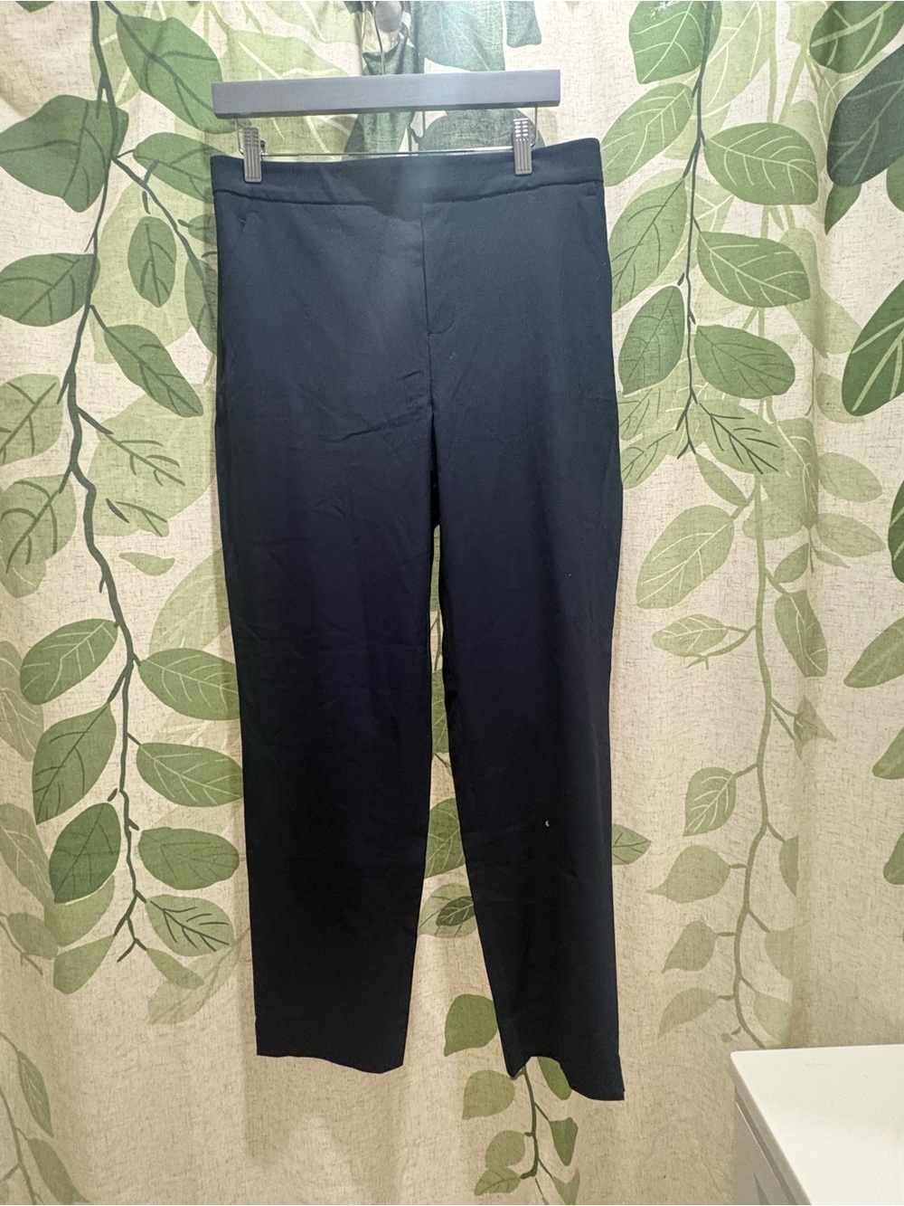 Banana Republic Women's Navy Ankle Cropped Dress Pants